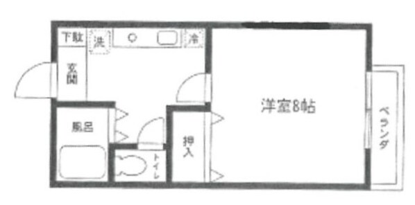 サニーハウスの物件間取画像